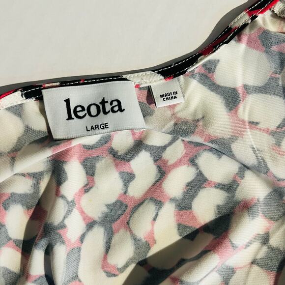 Leota Multicolored Print Sleeveless Maxi Dress Size L Large - Picture 5 of 8